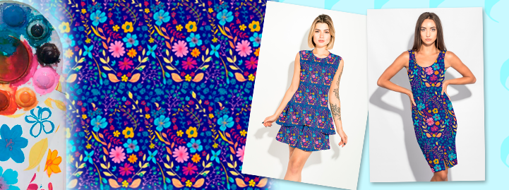 DESIGN DE ESTAMPA: Feito à mão com GUACHE + ajuda Photoshop