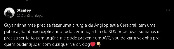 VAKINHA PARA ANGIOPLASTIA
