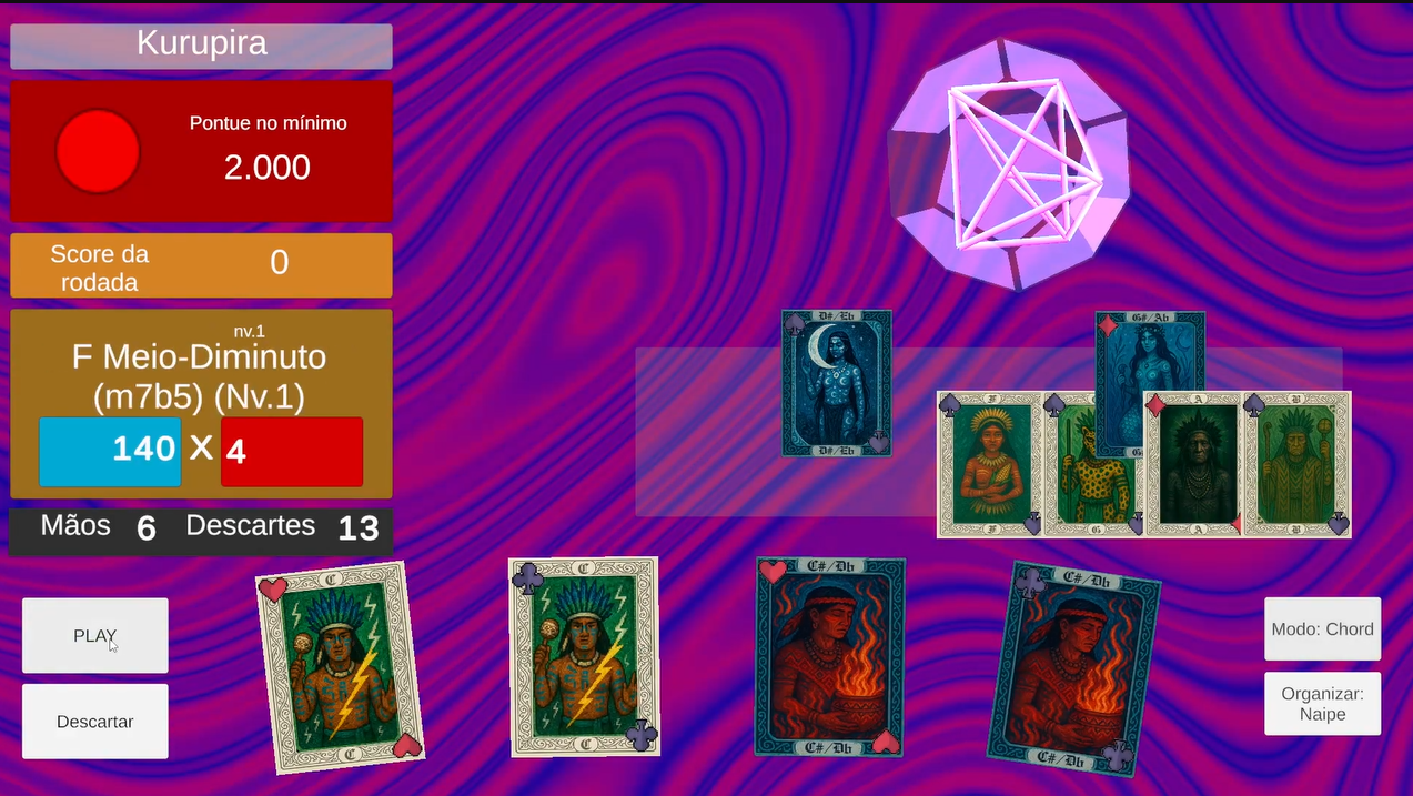 Vença desafios de cartas musicais